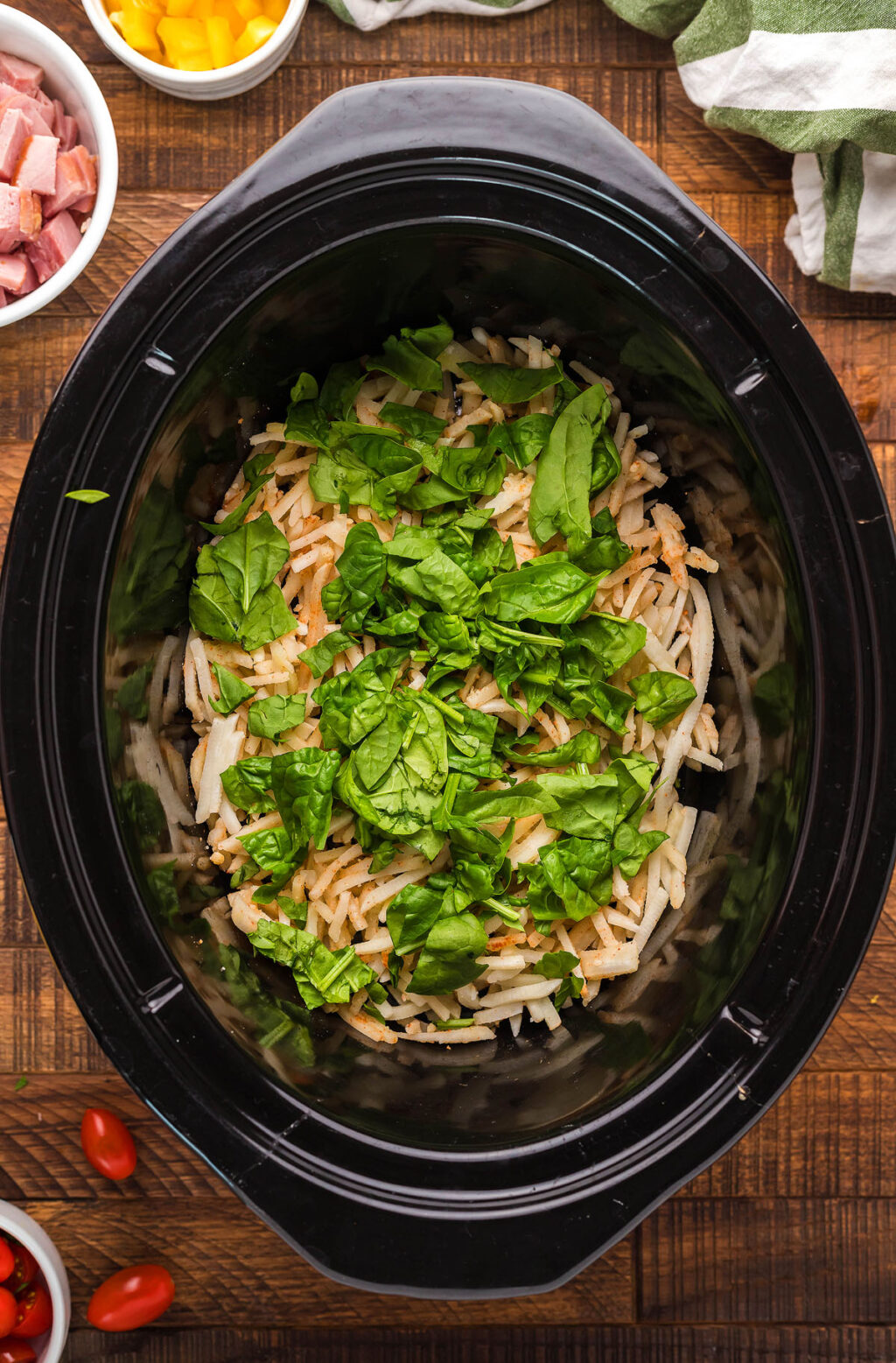 Slow Cooker Overnight Breakfast Casserole xoxoBella