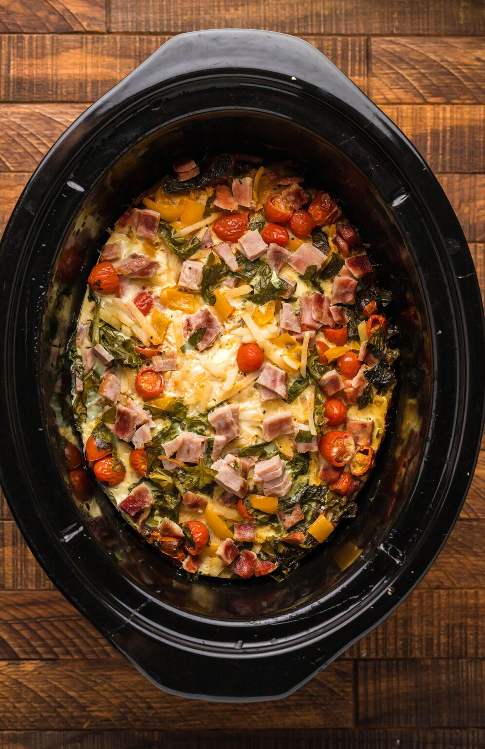 Slow Cooker Overnight Breakfast Casserole xoxoBella