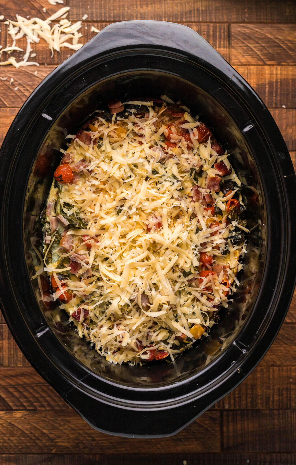 Slow Cooker Overnight Breakfast Casserole xoxoBella