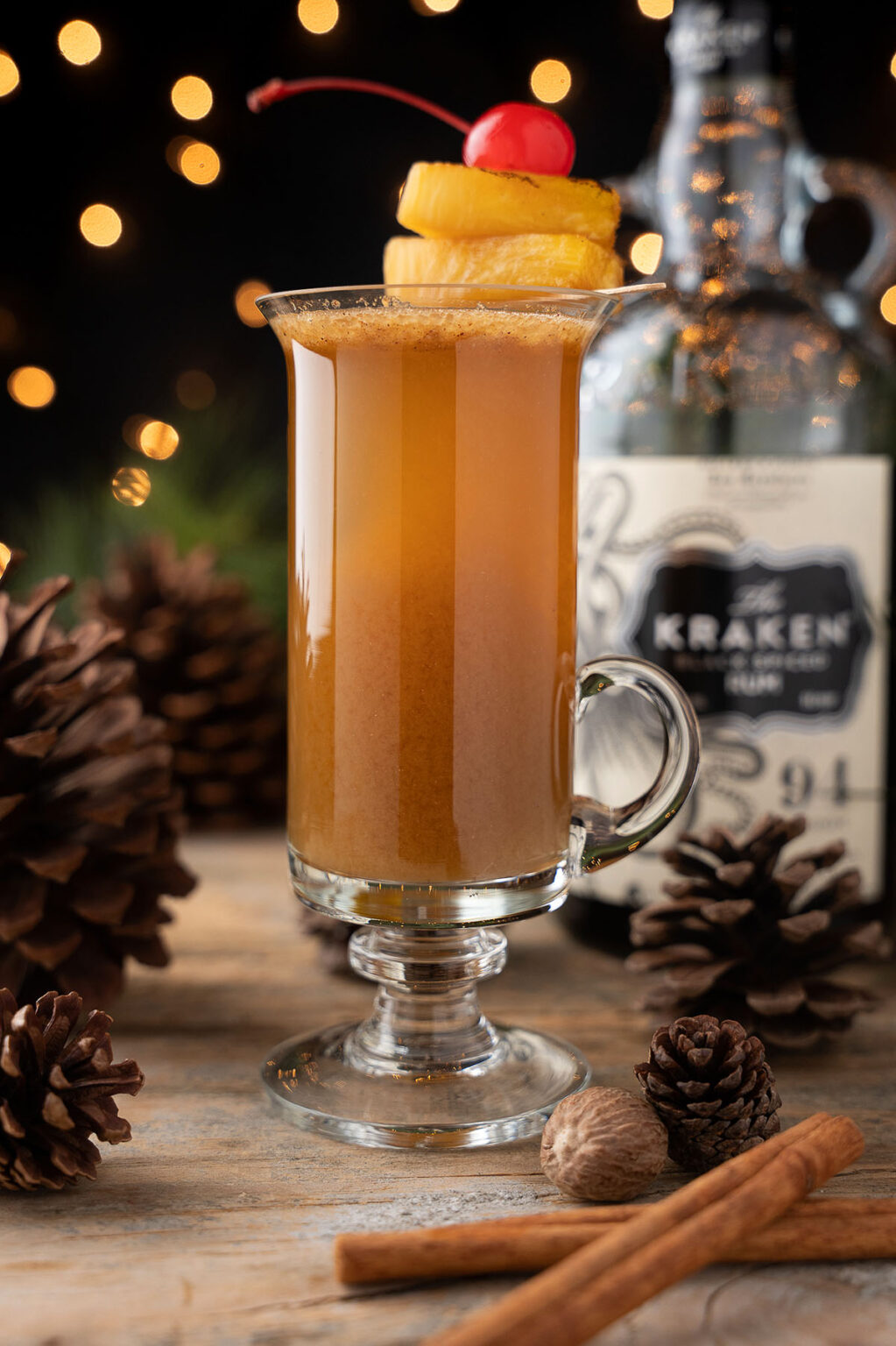 Spiced Pineapple Hot Buttered Rum Toddy xoxoBella