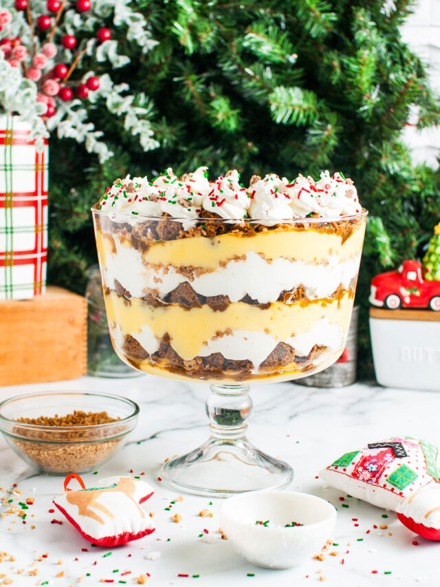 Gingerbread Trifle Christmas Dessert xoxoBella