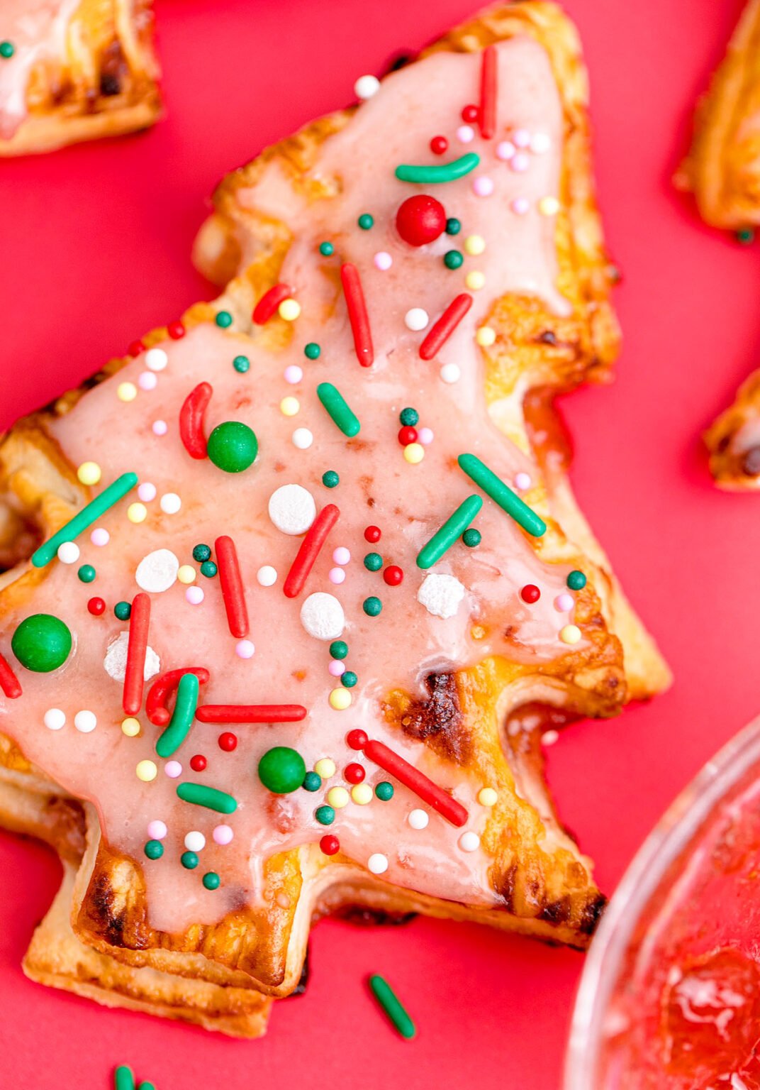 Homemade Christmas Tree Pop Tarts xoxoBella