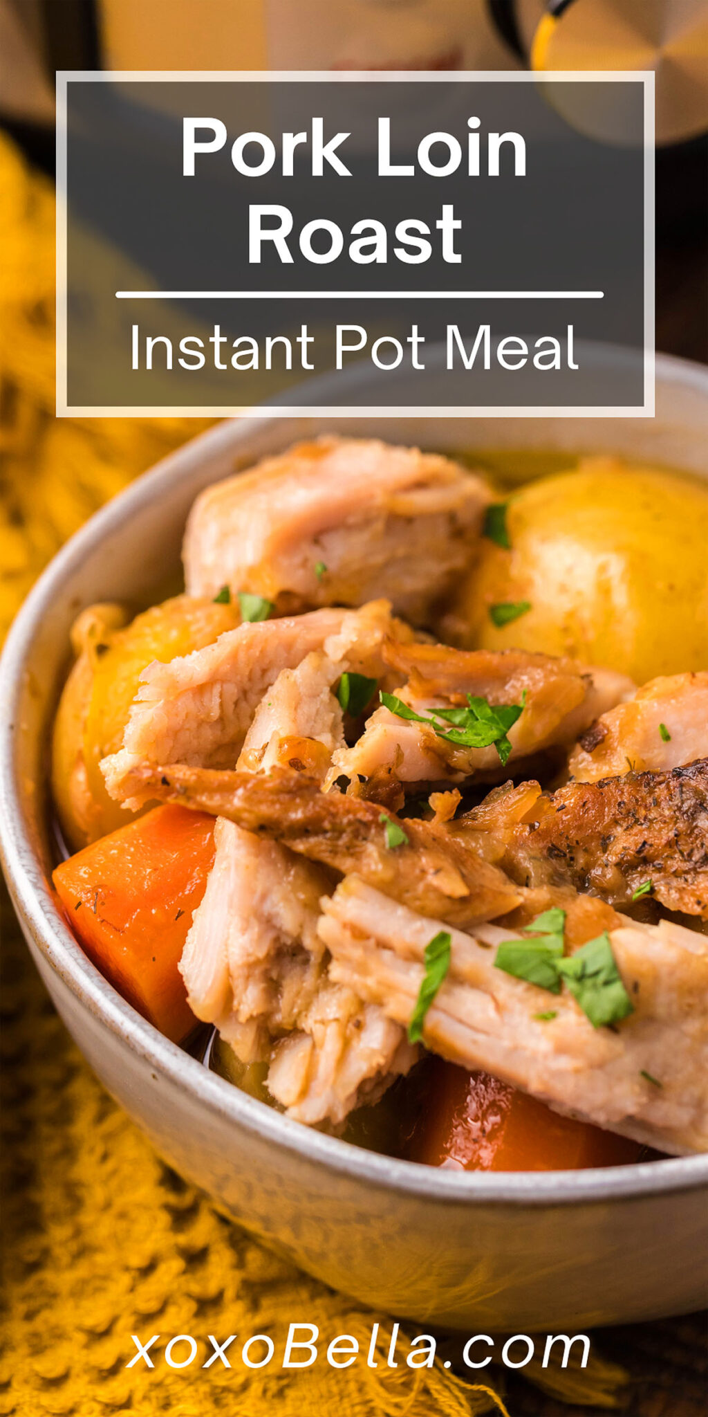 Instant Pot Pork Loin Roast with Vegetables xoxoBella