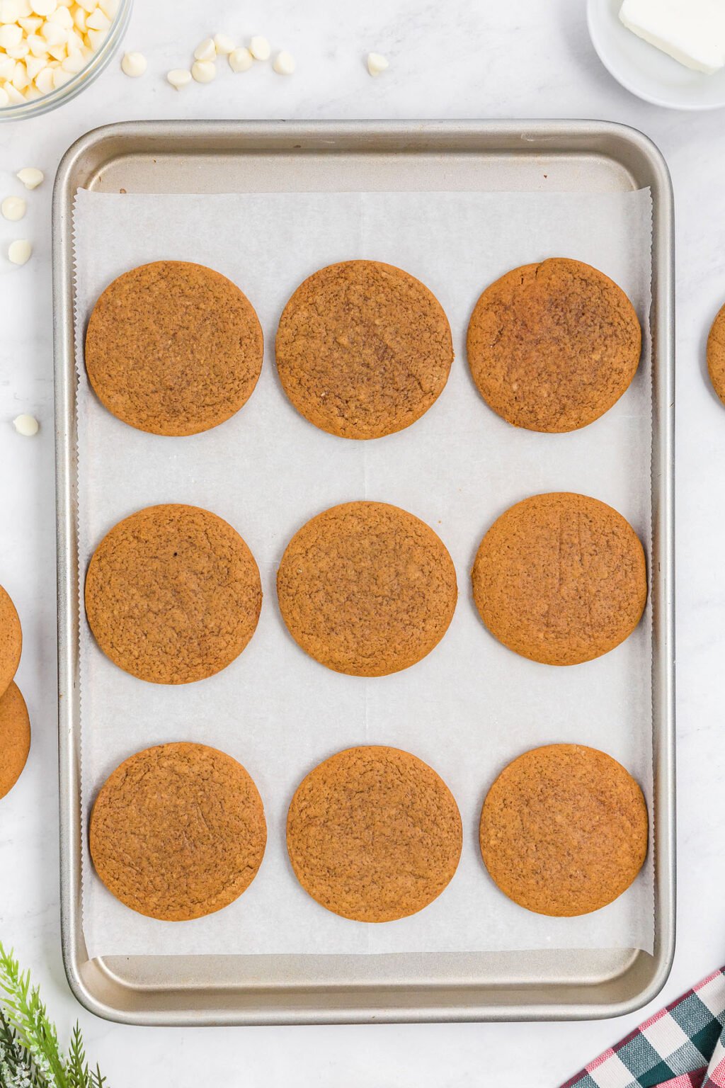 White Chocolate Dipped Ginger Cookies xoxoBella