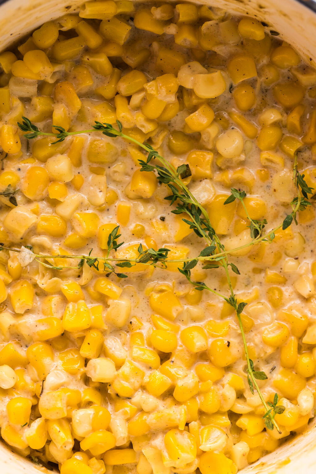 Food blogger, Bella Bucchiotti of xoxoBella, shares a recipe for one pot gouda and cream cheese corn. This creamed corn side dish is perfect for your holiday menu.