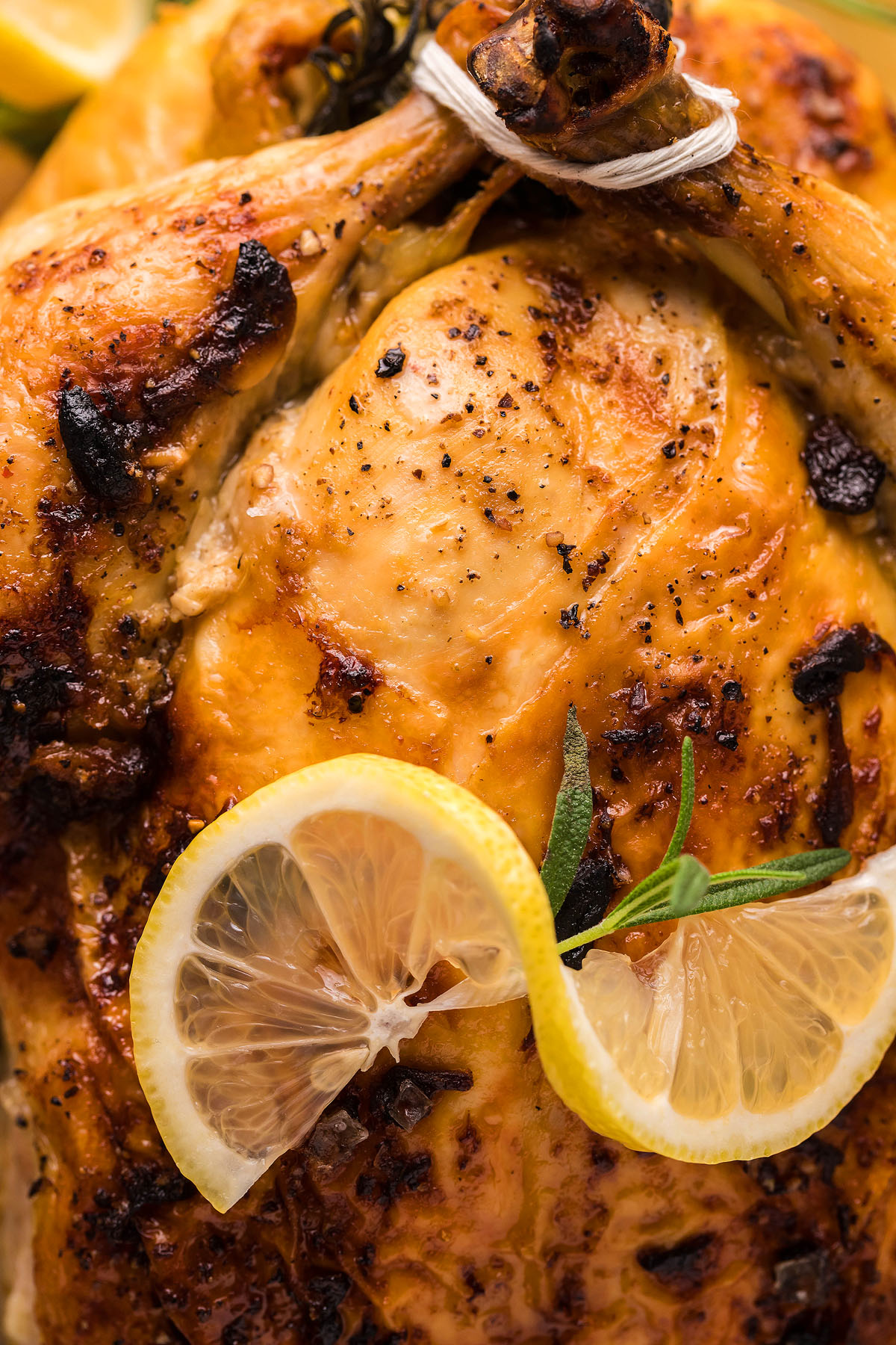 roasted chicken with lemon and garlic