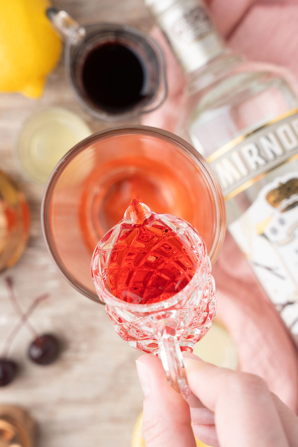 Black Cherry Vanilla Vodka Sour xoxoBella