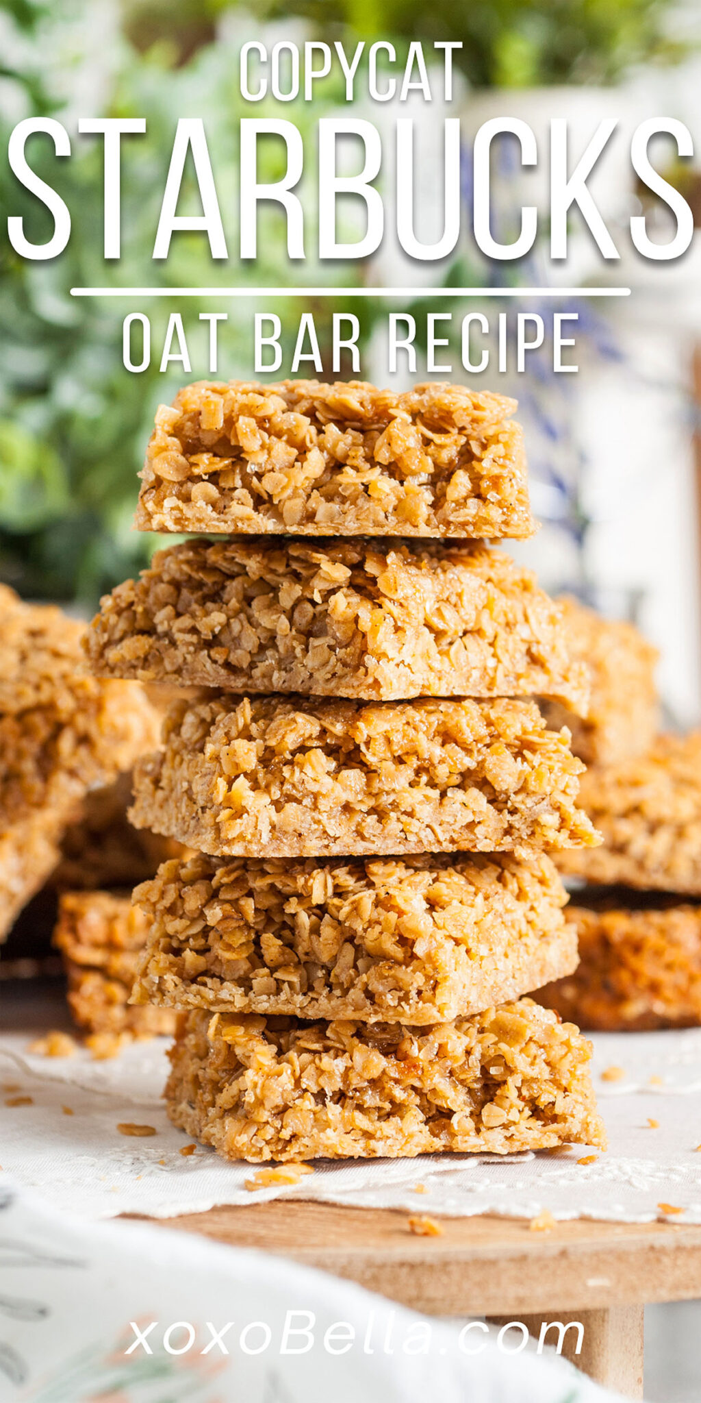 Just Like Starbucks Oat Bars xoxoBella