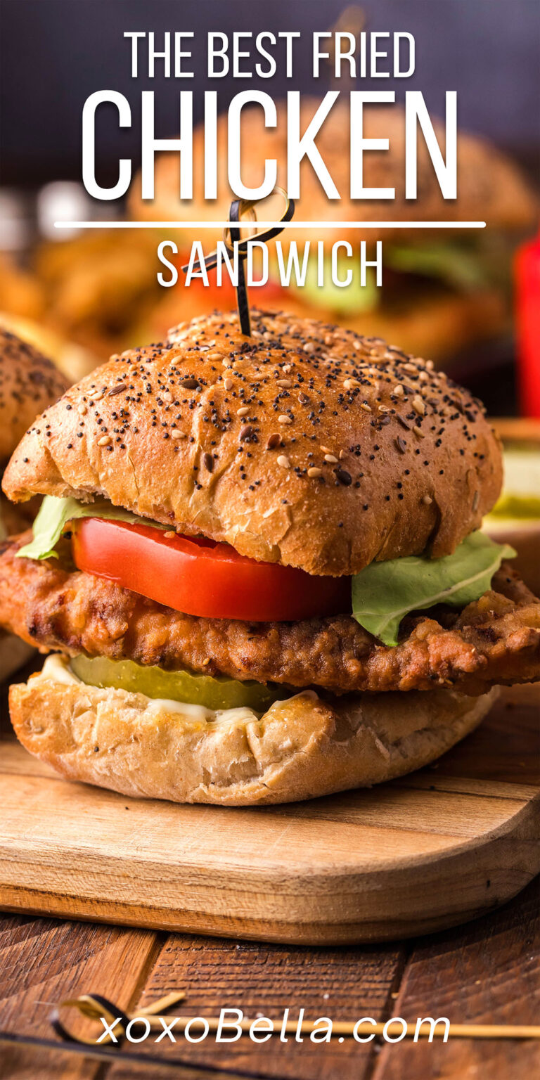 The Best Fried Chicken Sandwich Recipe xoxoBella