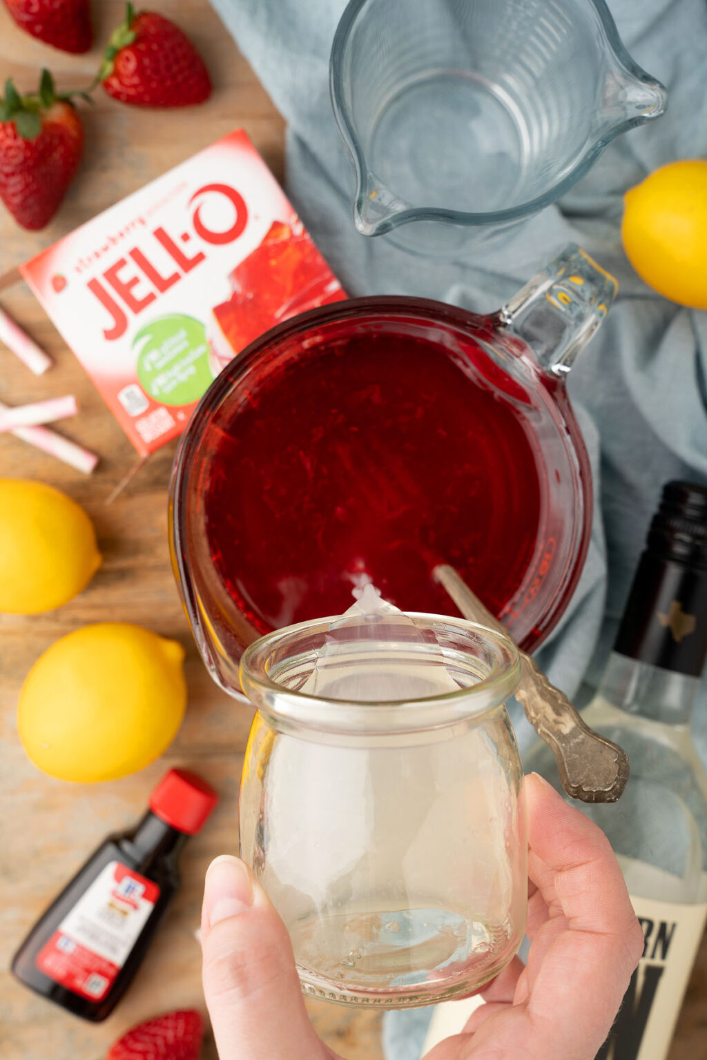Strawberry Lemonade Vodka Jello Shots xoxoBella