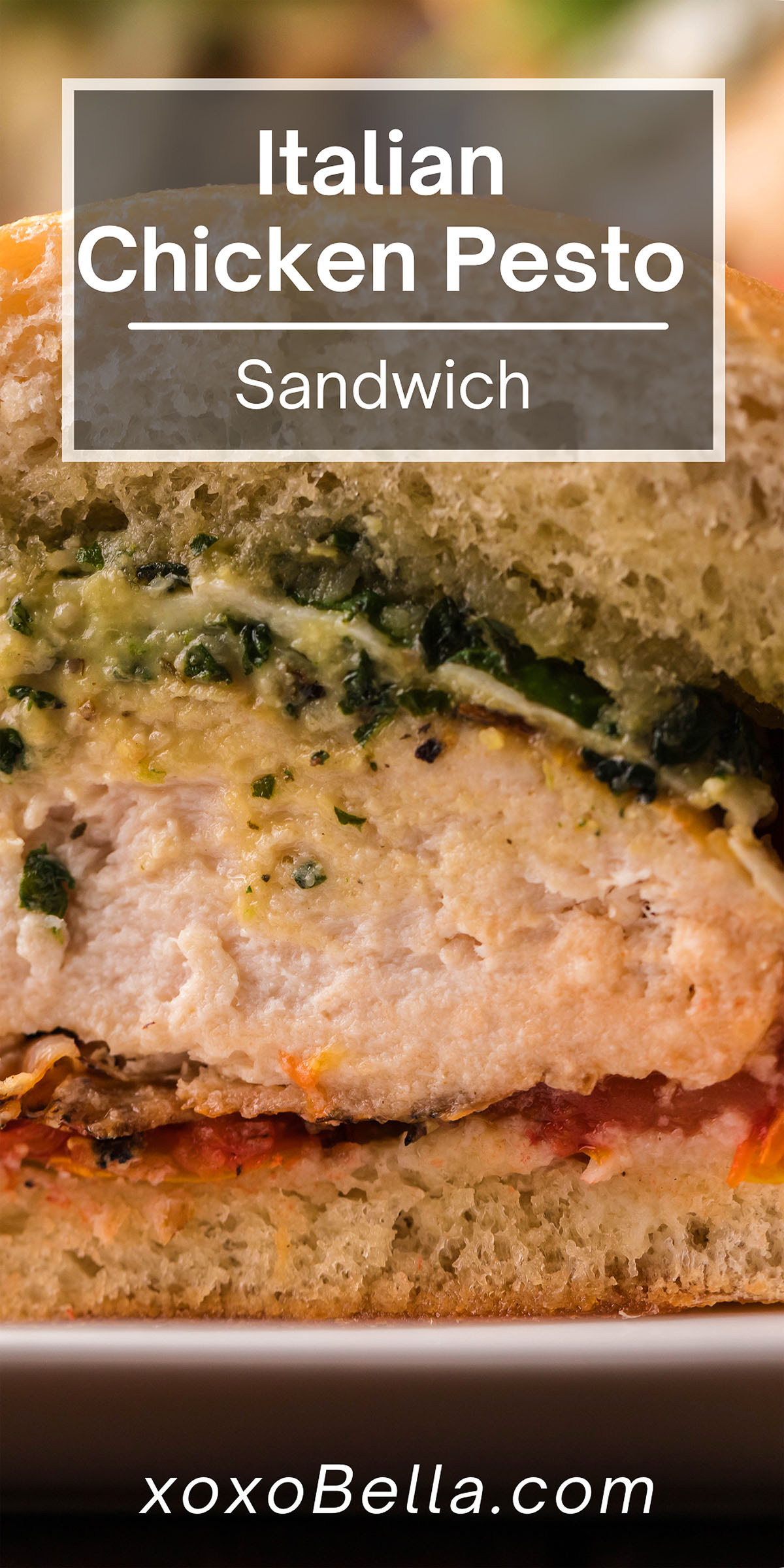 Italian Chicken Pesto Sandwich xoxoBella