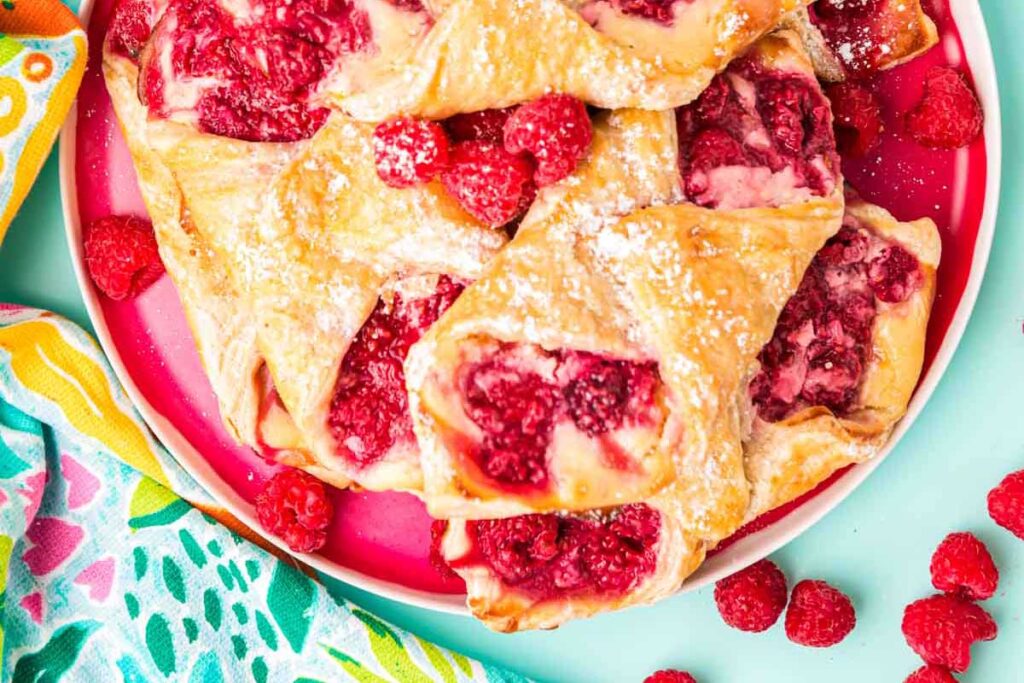  Danish wth raspberry filling.
