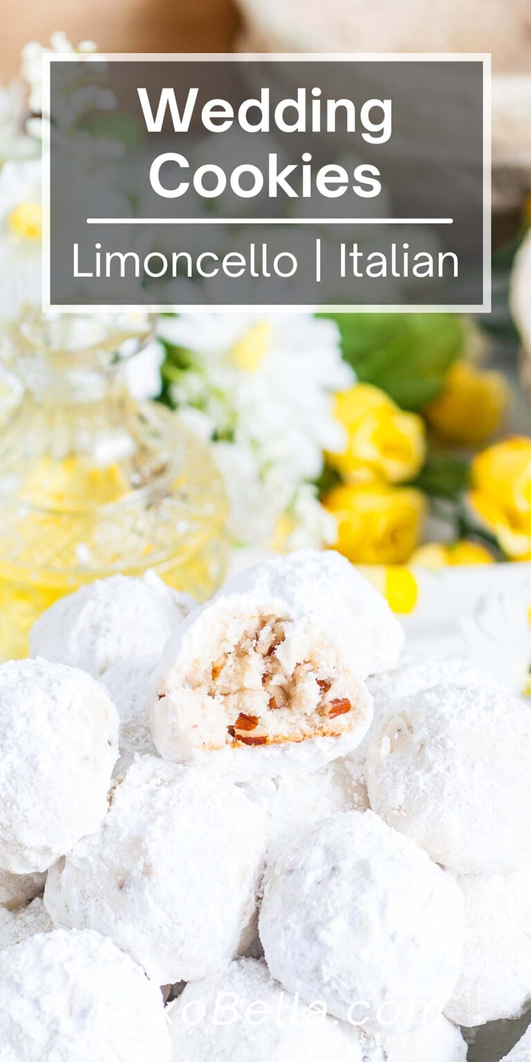 Limoncello Italian Wedding Cookies xoxoBella