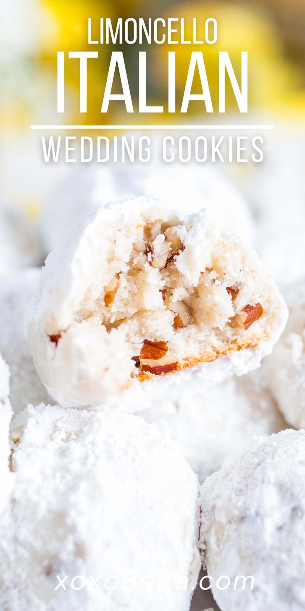 Limoncello Italian Wedding Cookies xoxoBella
