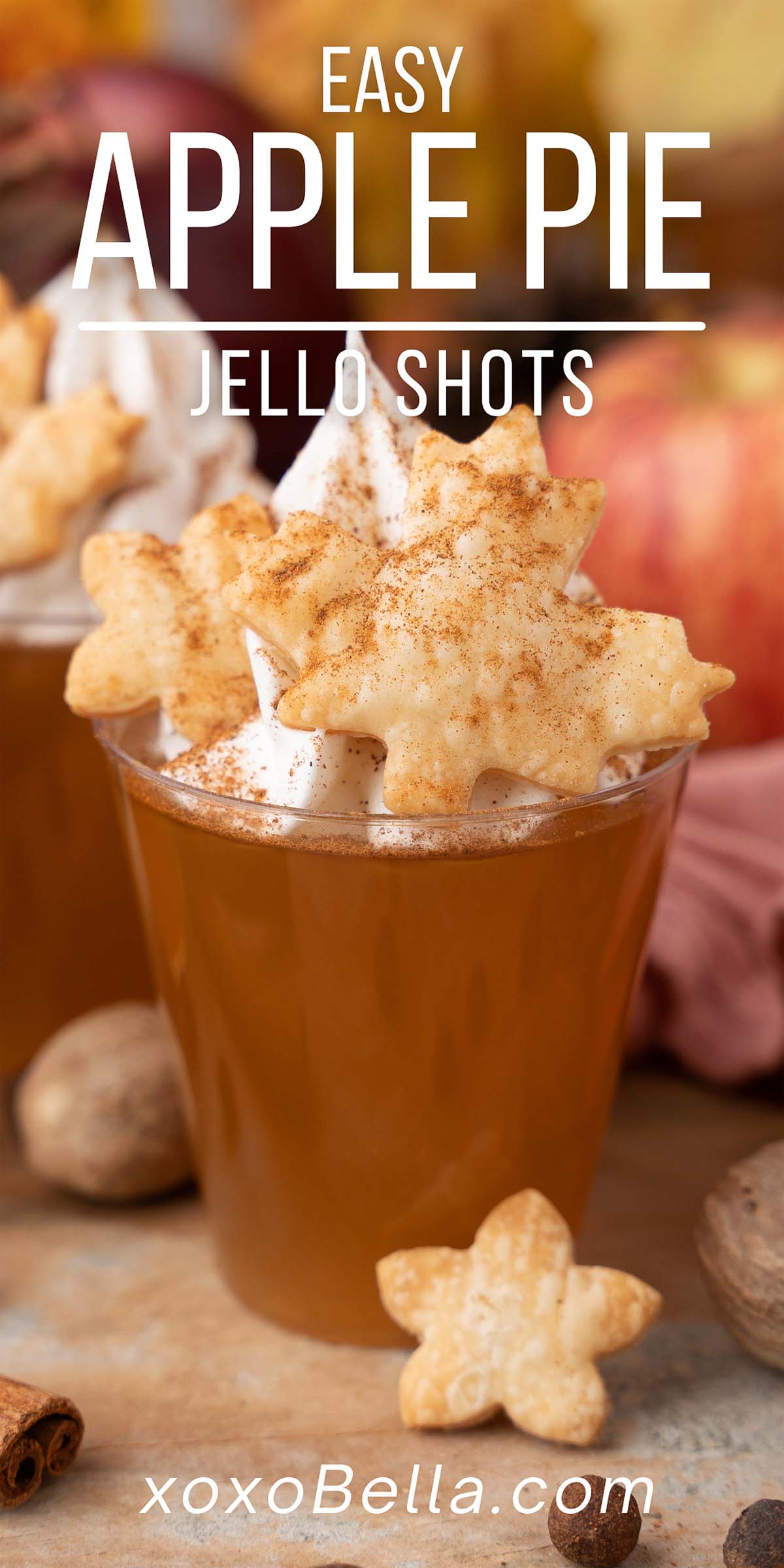 Apple Pie Jello Shots xoxoBella