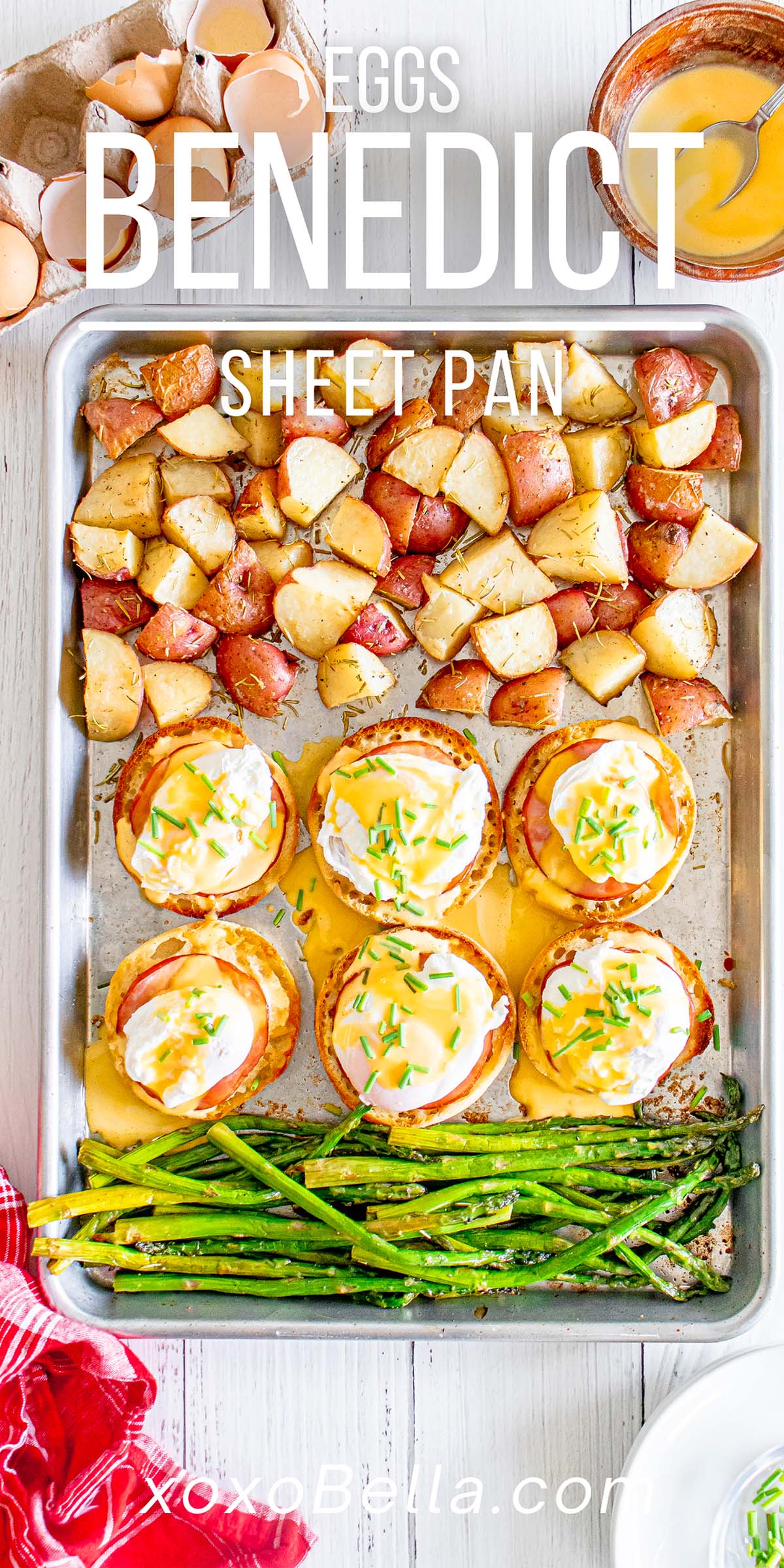 Sheet Pan Eggs Benedict xoxoBella