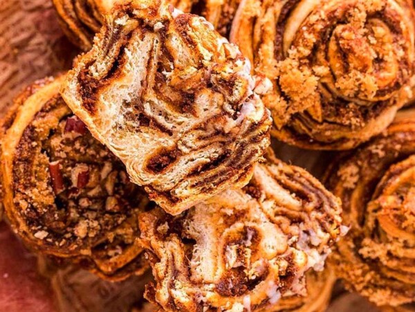 Cinnamon roll muffins.
