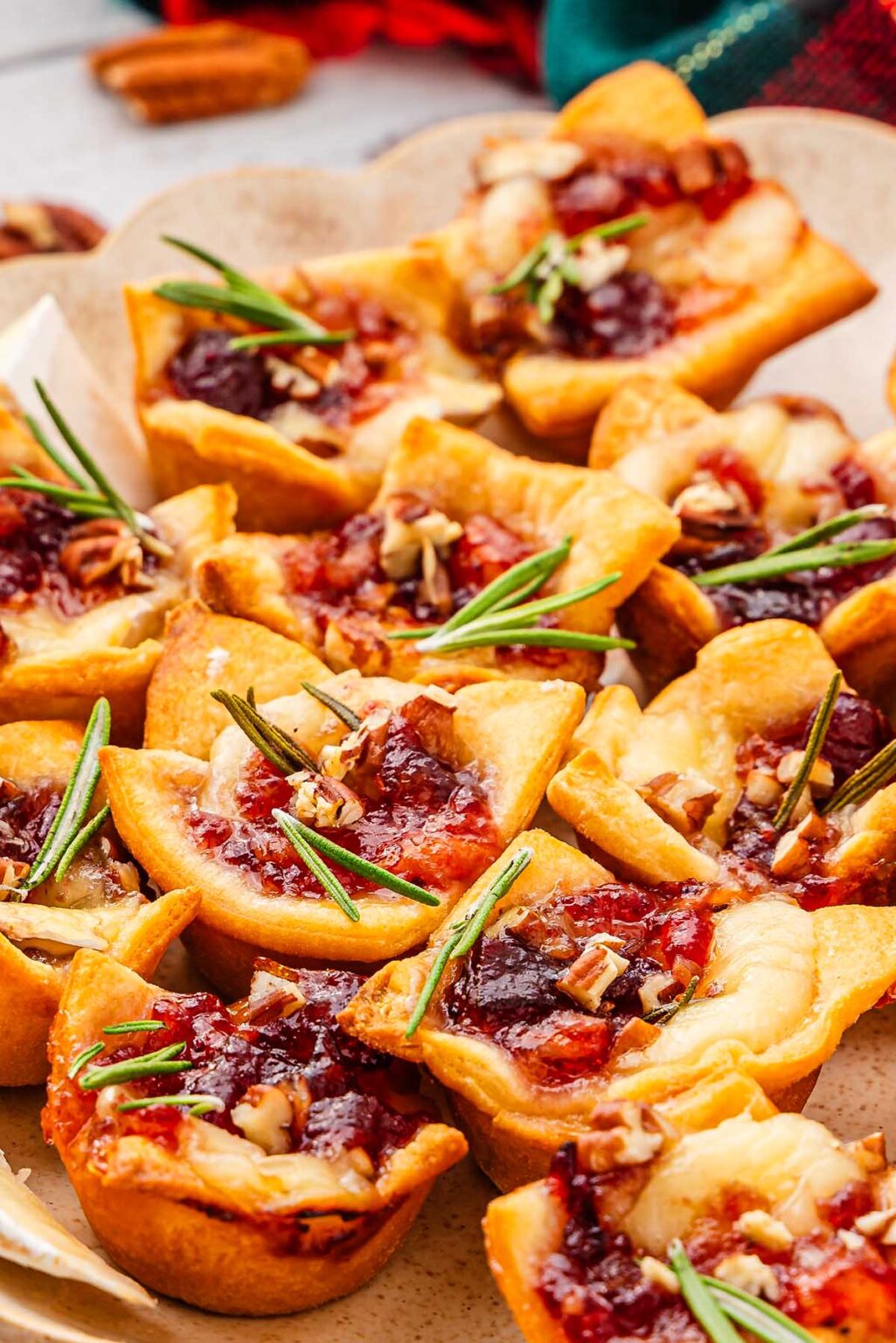 Brie Cranberry Bites Appetizer xoxoBella