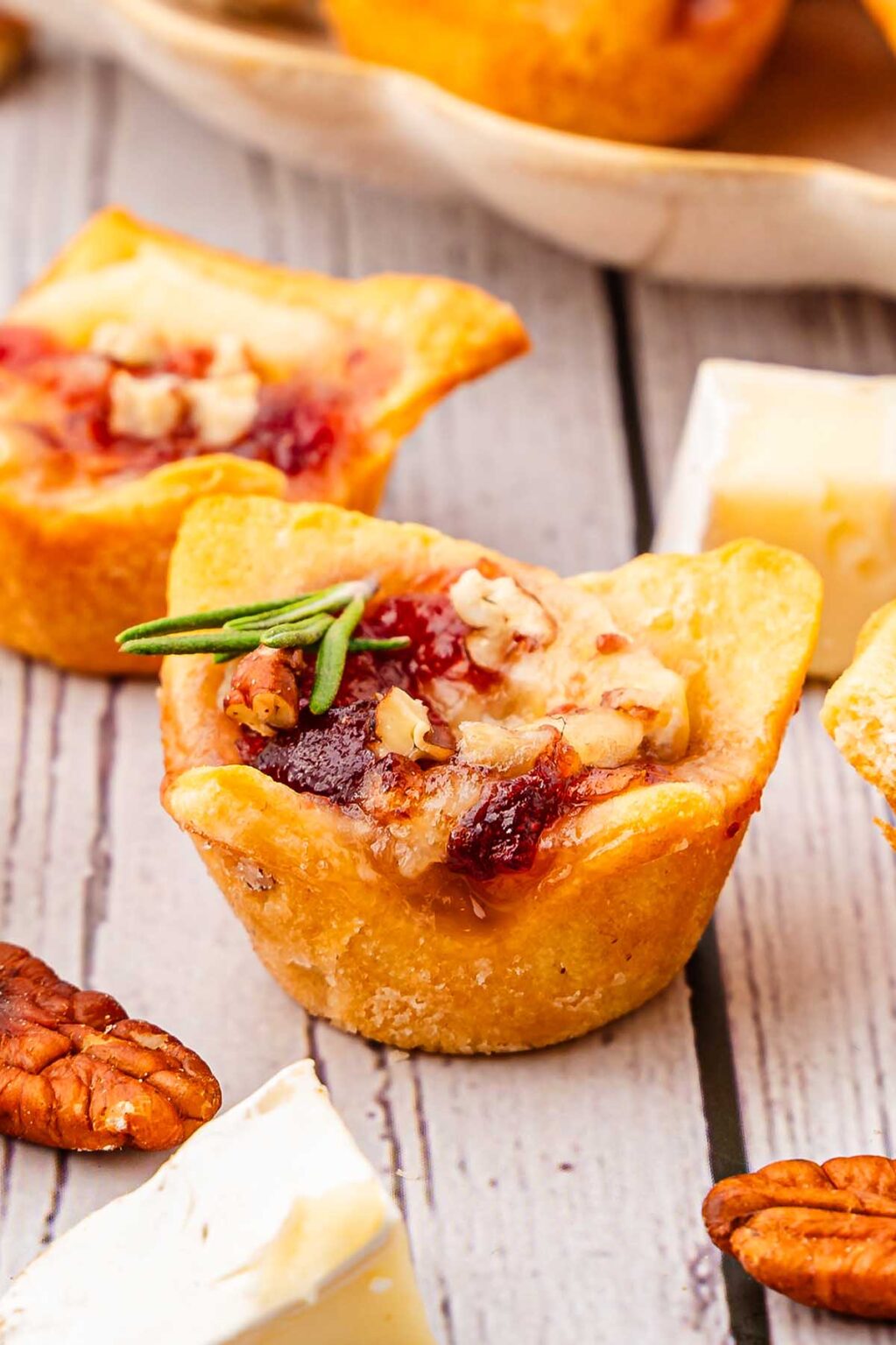 Brie Cranberry Bites Appetizer xoxoBella