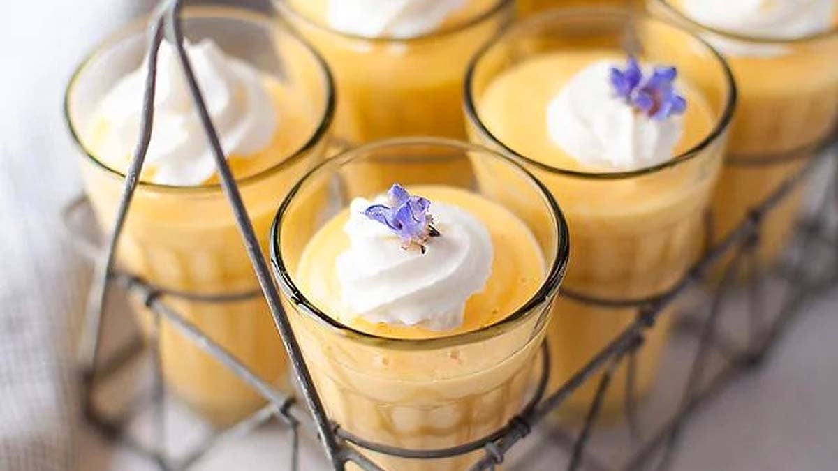 Mango Yogurt Mousse.