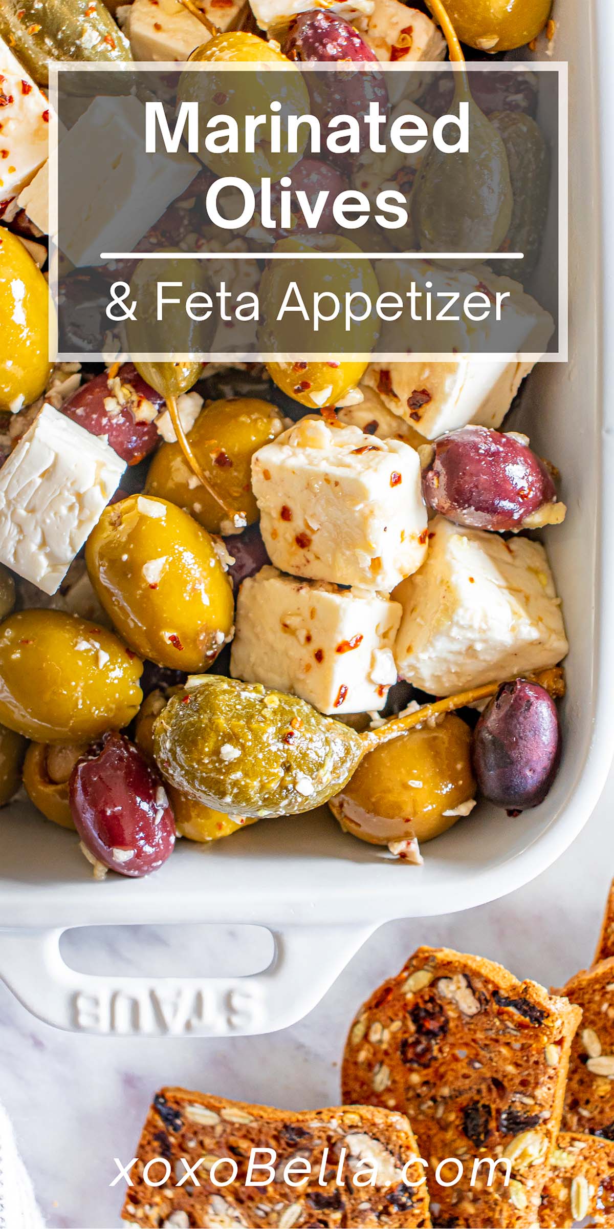 Marinated Olives with Feta xoxoBella