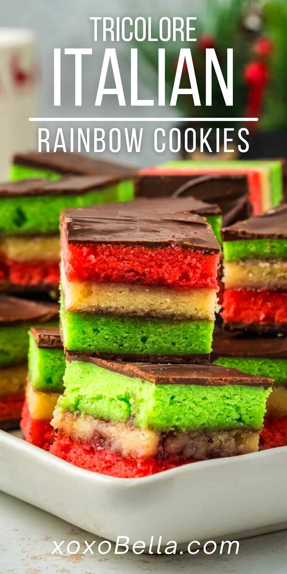 Italian Rainbow Cookies XoxoBella