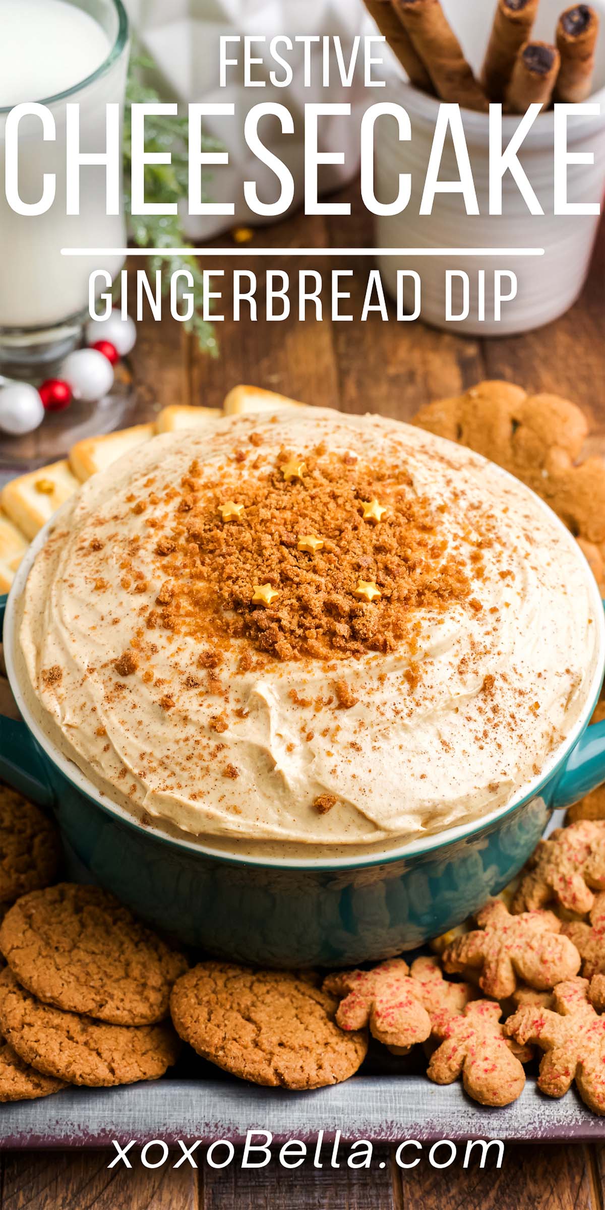 Gingerbread Cheesecake Dip xoxoBella