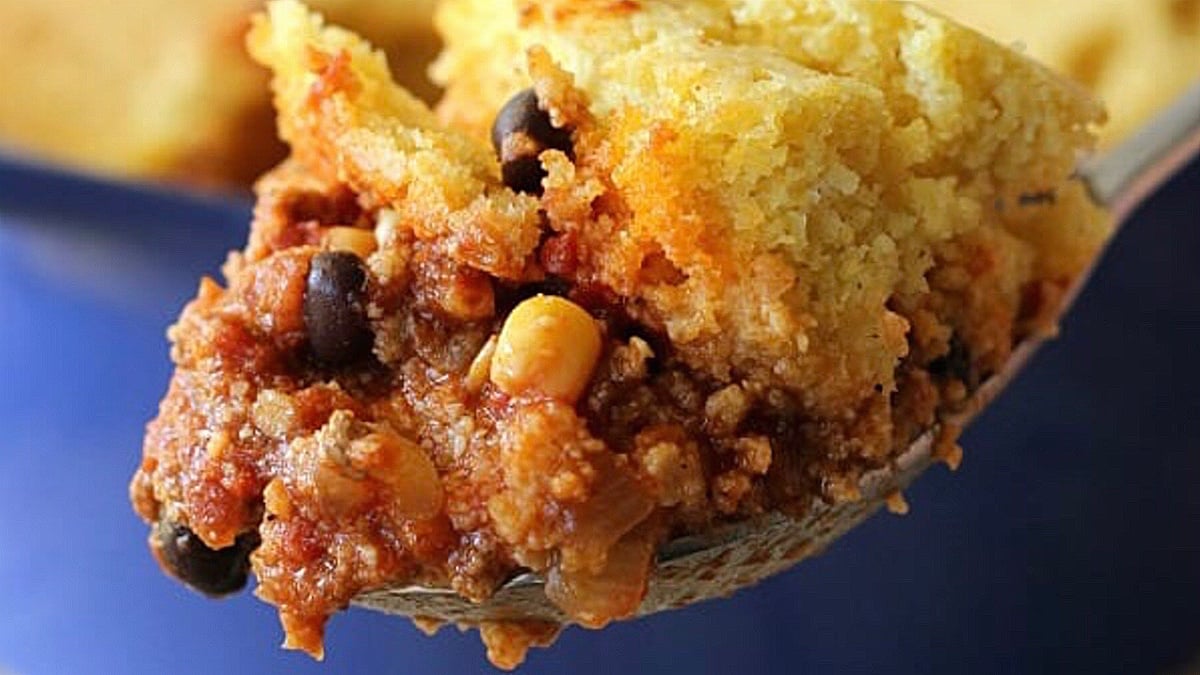 Chili Cornbread Casserole.
