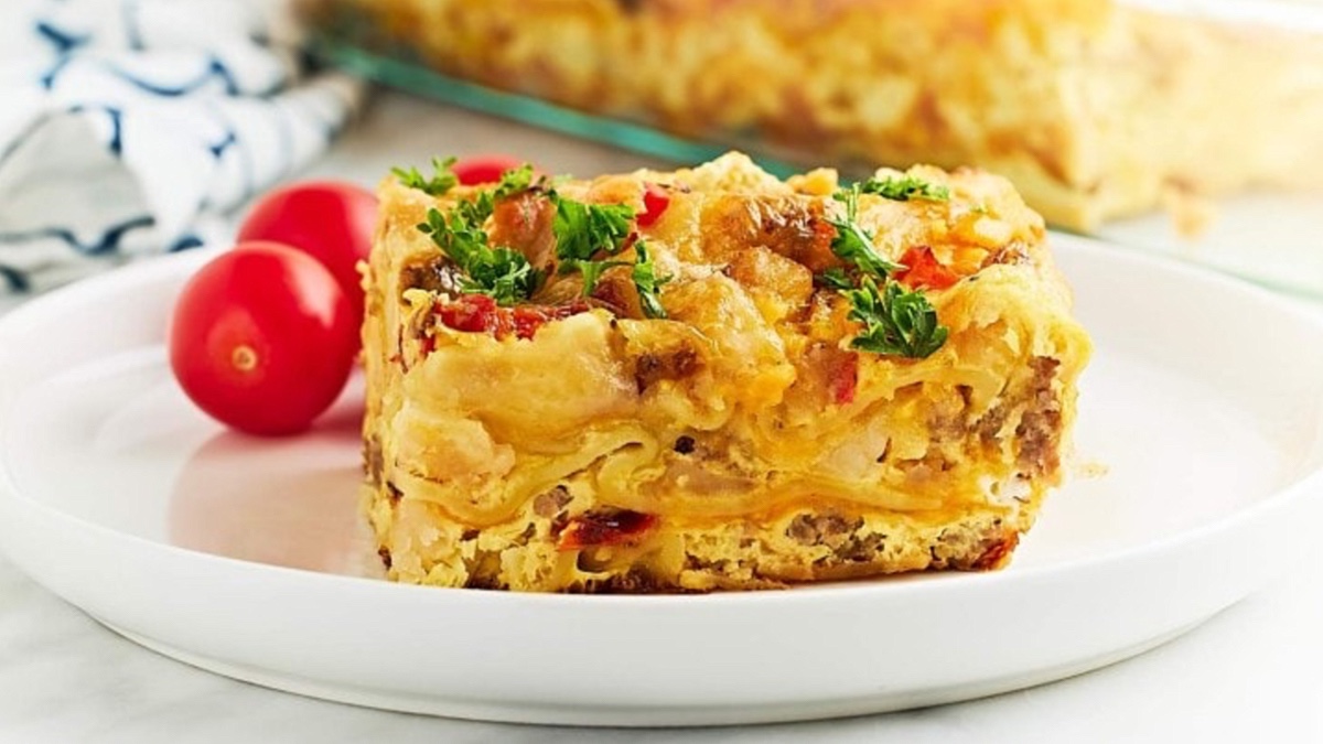 Breakfast Lasagna.