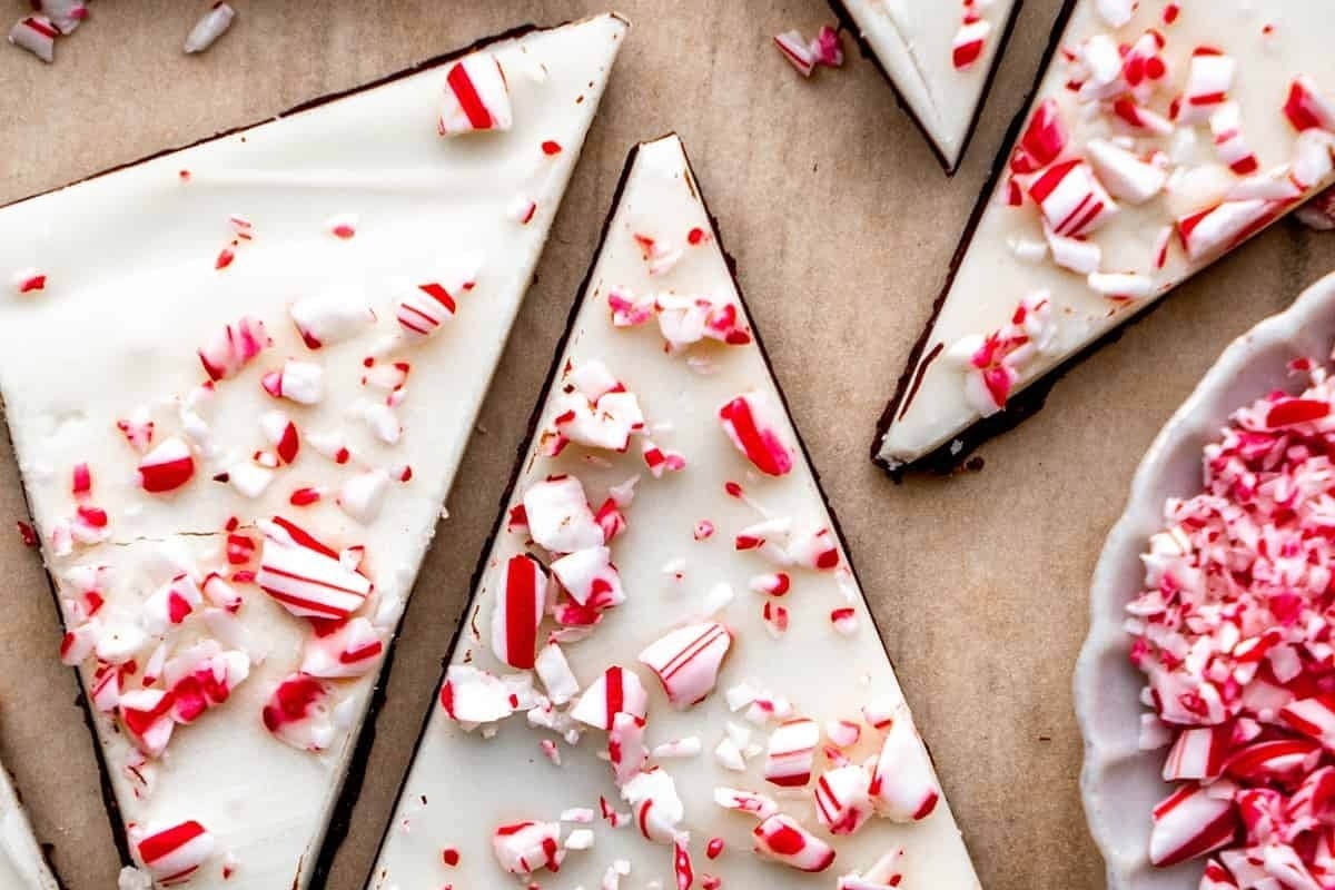 Peppermint bark is a delectable treat made with white chocolate and crushed candy canes. It is one of the most popular peppermint recipes, perfect for those who are looking for something sweet