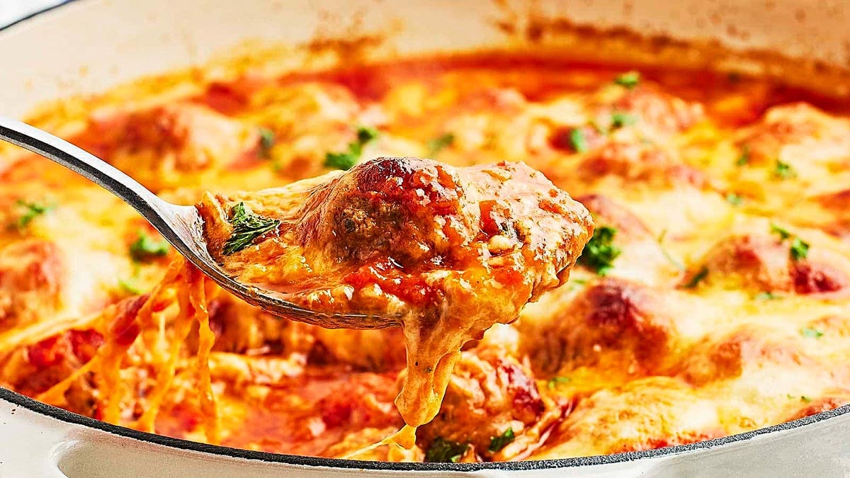 Meatball Casserole.