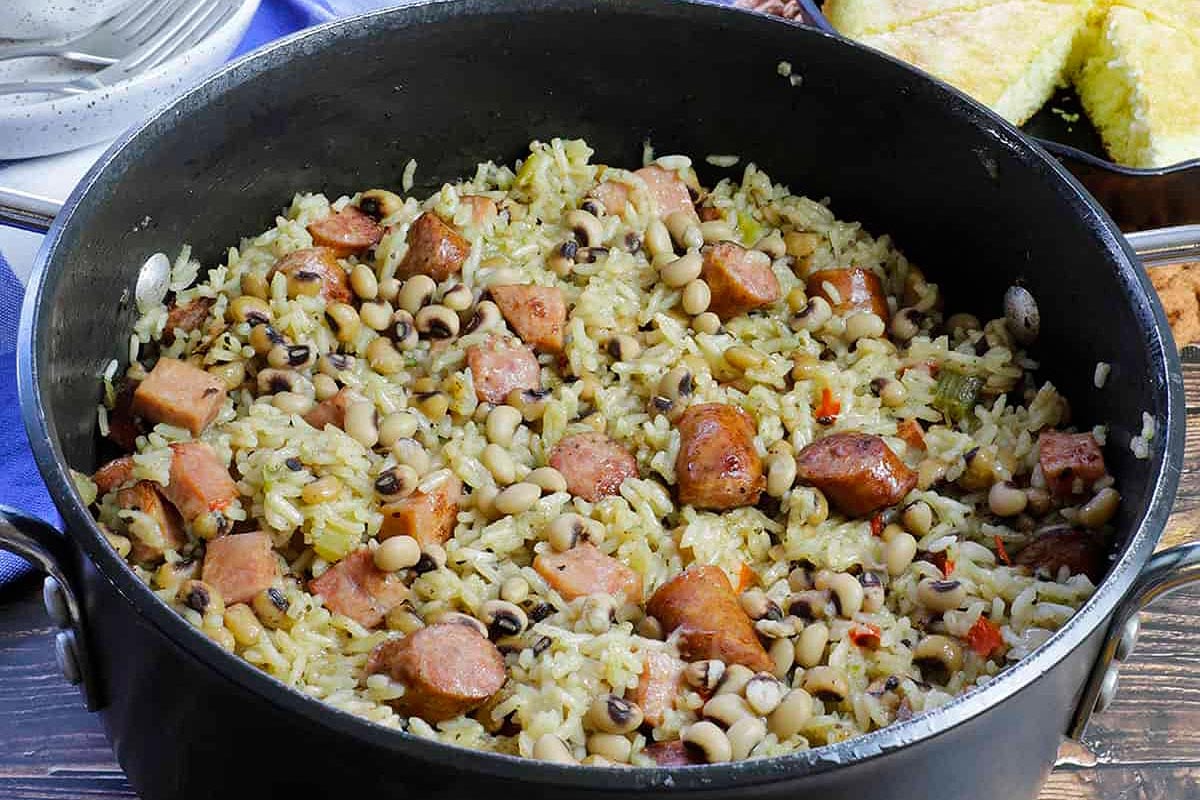 Easy Cajun Hoppin John.