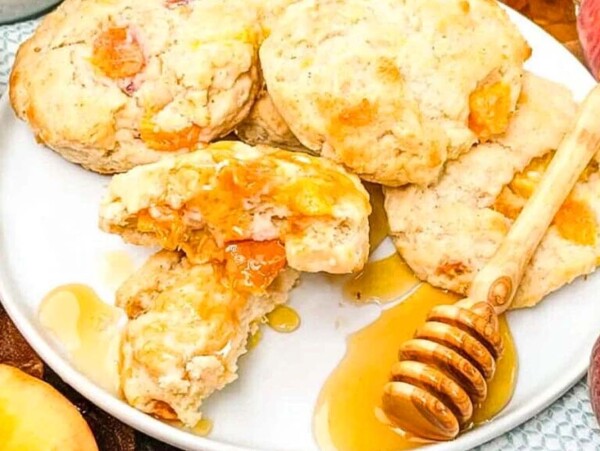 Peach Scones.