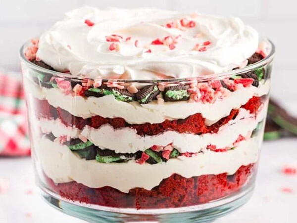Peppermint Cheesecake Trifle.