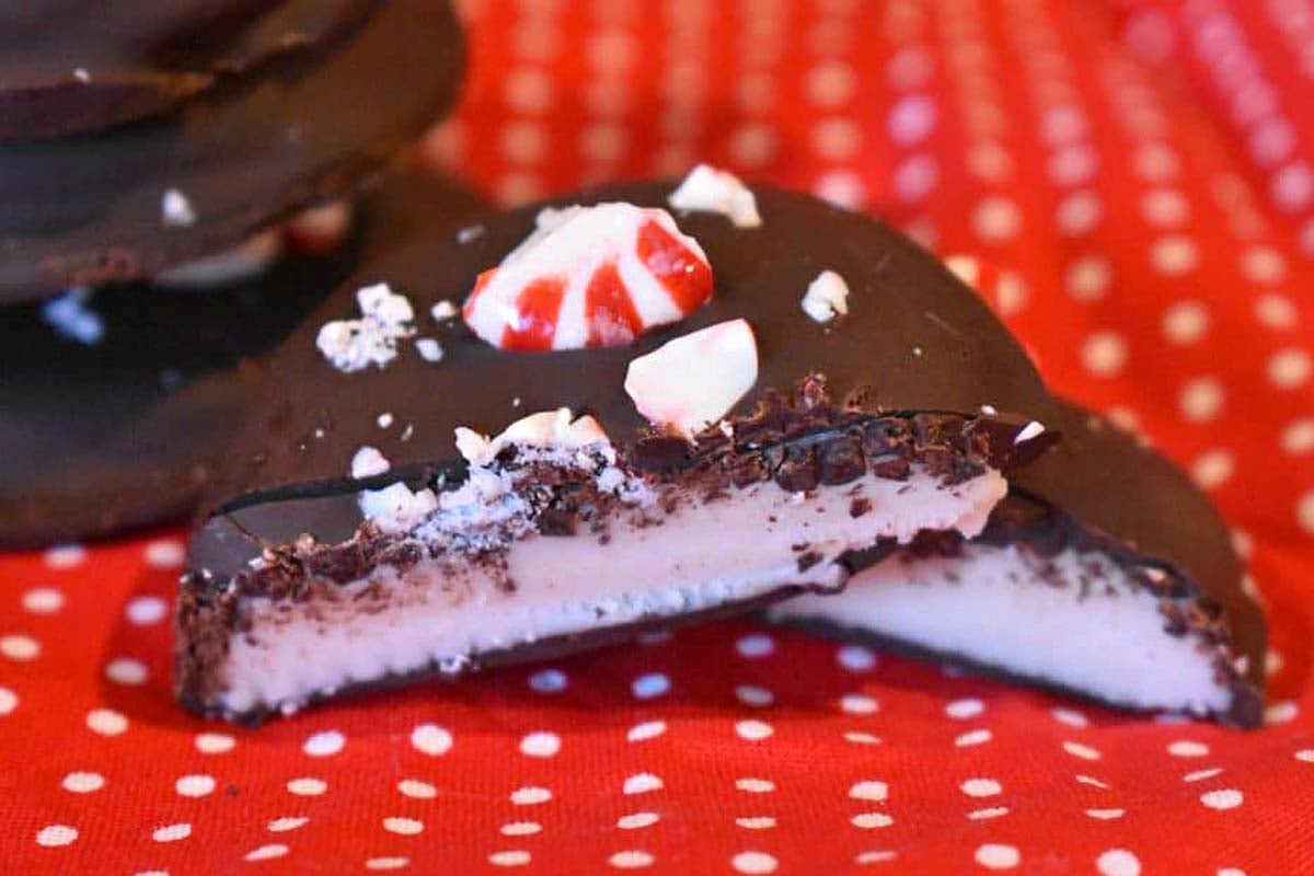 Homemade Peppermint Patties.