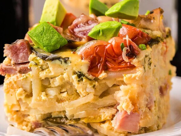 Overnight Breakfast Casserole.