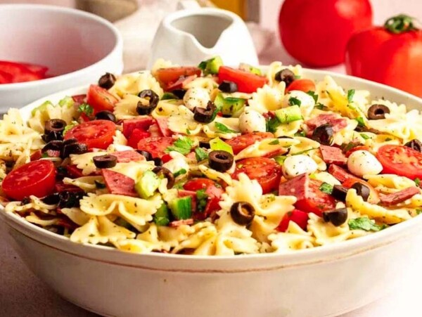 Zesty Italian Pasta Salad.