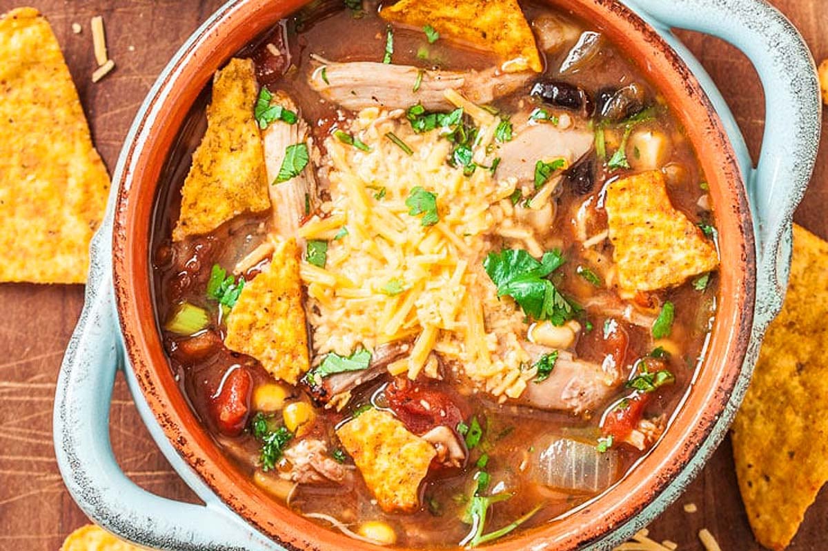 30-Minute Nacho Chicken Soup.
