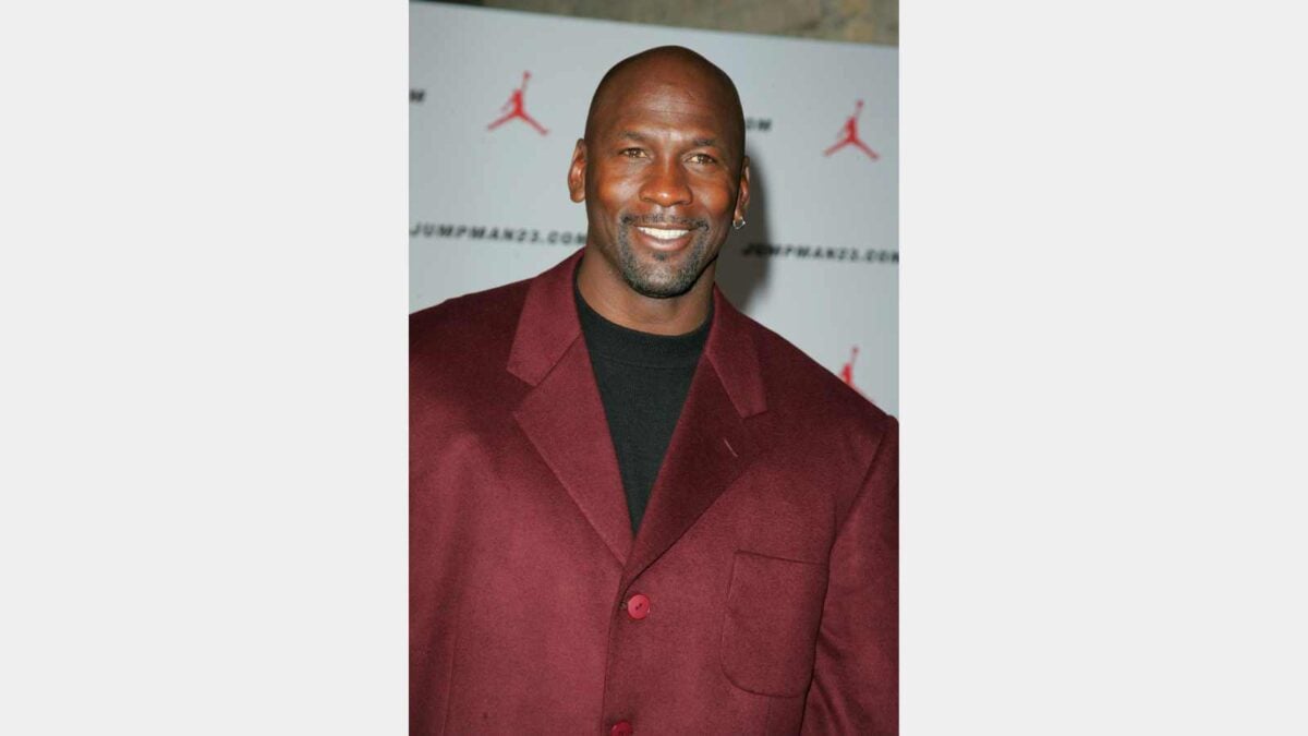 American basketball legend Michael Jordan