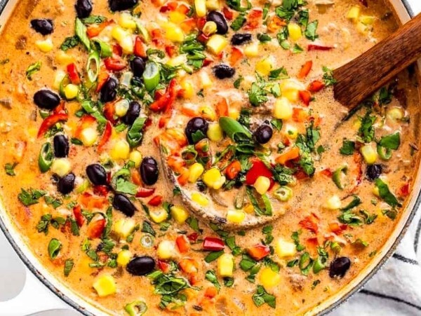 Creamy Taco Soup.
