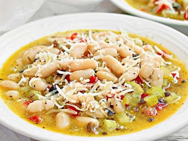 Pesto White Bean Soup.