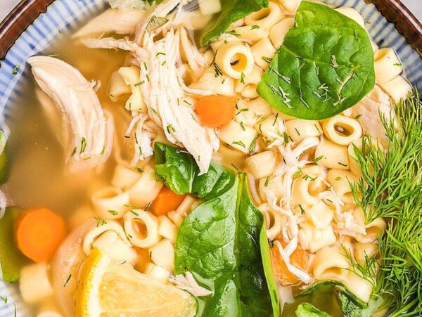 Slow Cooker Greek Lemon Chicken Soup.