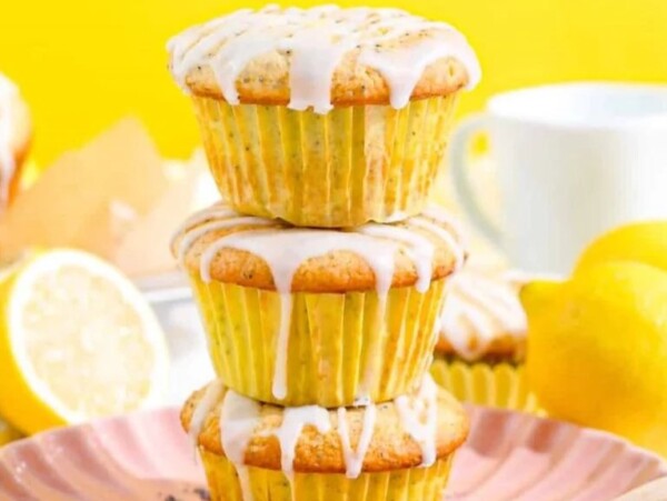 Lemon Poppyseed Muffins.