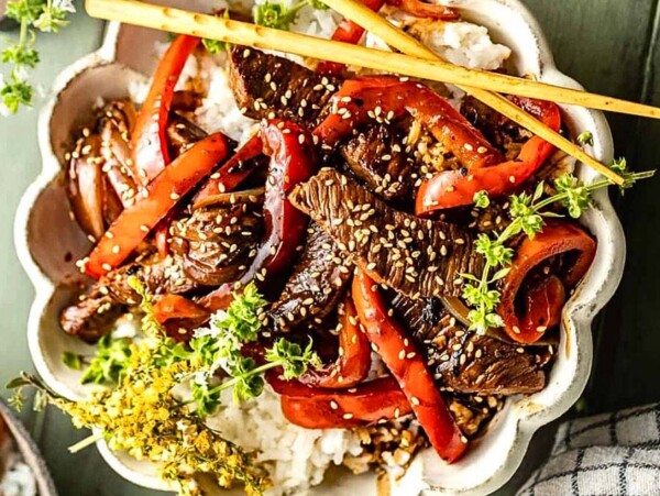 Pepper Steak Stir Fry.