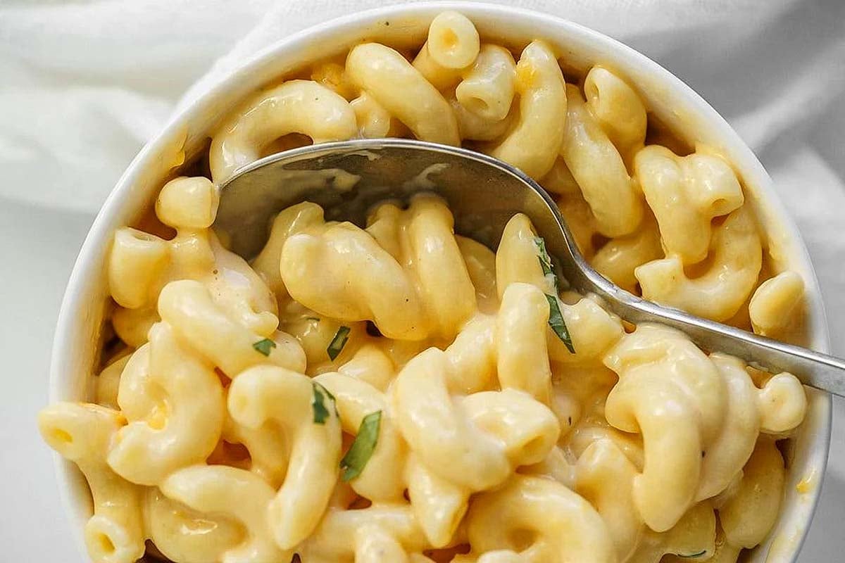 Instant Pot Creamy Macaroni and Cheese.