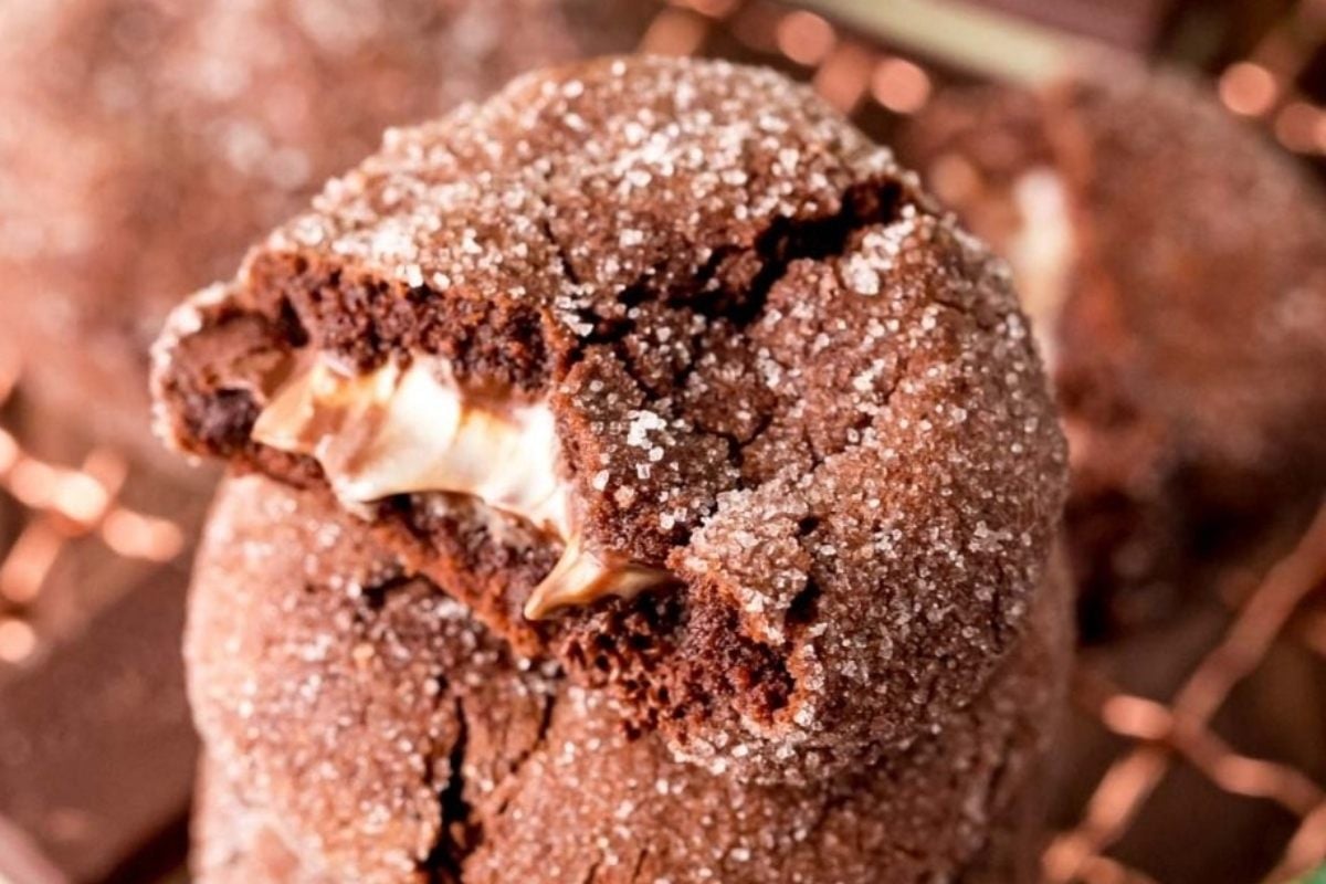 A chocolate cookie with a hint of mint, perfect for a recipe.