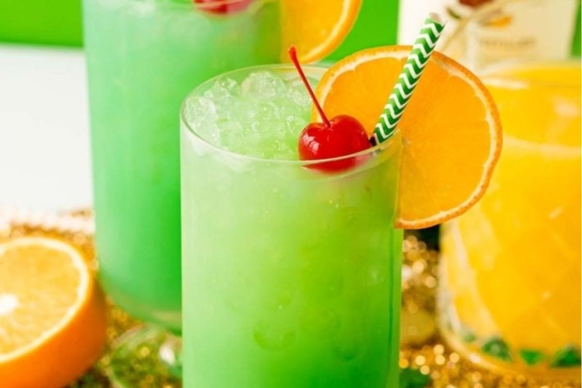 St Patrick's drinks cocktail.