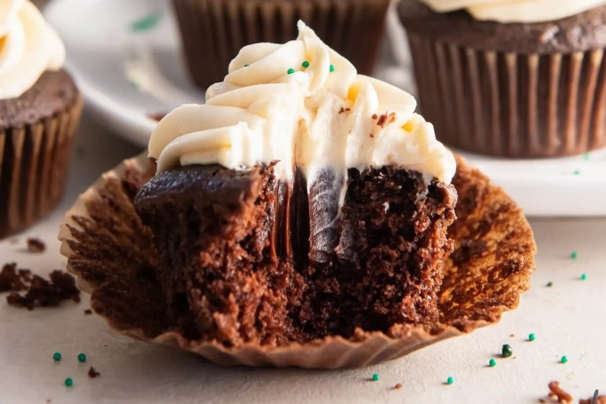 St Patrick's Day sweets with a bite taken out of them.