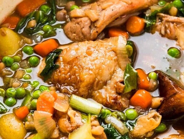 Irish Stout Braised Chicken Thighs.