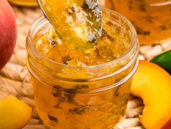 Peach Jalapeno Jam.